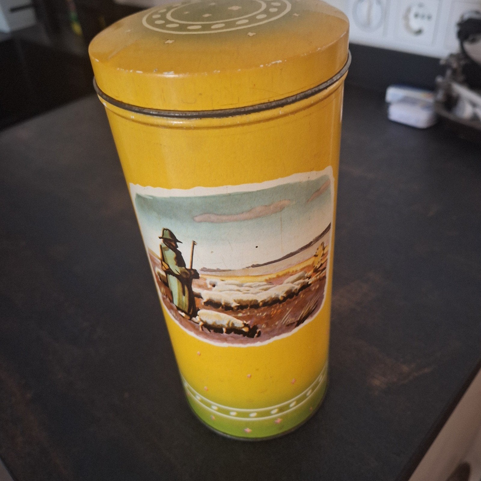 Vintage Bosscher Beschuit Zuidwolde Blik, Ophalen of Verzenden