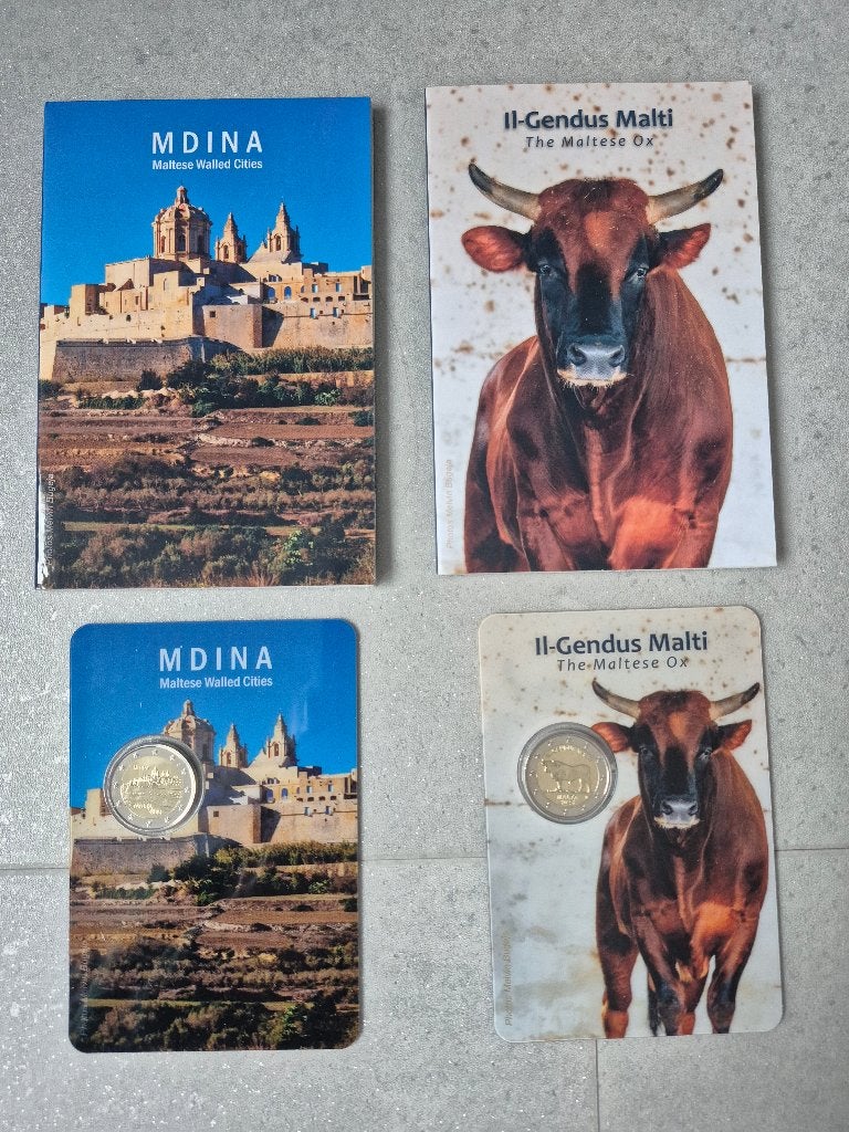 Malta 2025 2 euro in magneet blister MDINA of OS, Postzegels en Munten, Munten | Europa | Euromunten, Ophalen of Verzenden, Malta