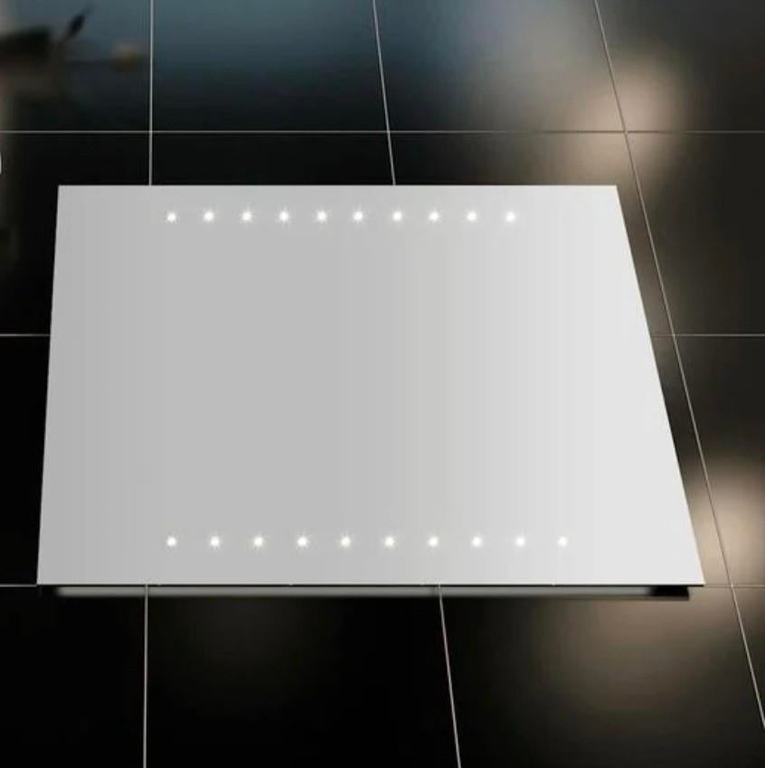 Spiegel met verlichting, Ophalen of Verzenden, Rechthoekig, Minder dan 50 cm, Minder dan 100 cm