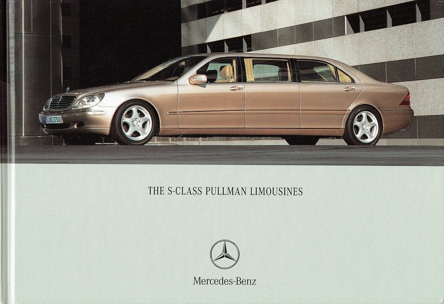 Folder Mercedes-Benz S-klasse Pullman Limousine (2000), Verzenden, Gelezen, Mercedes