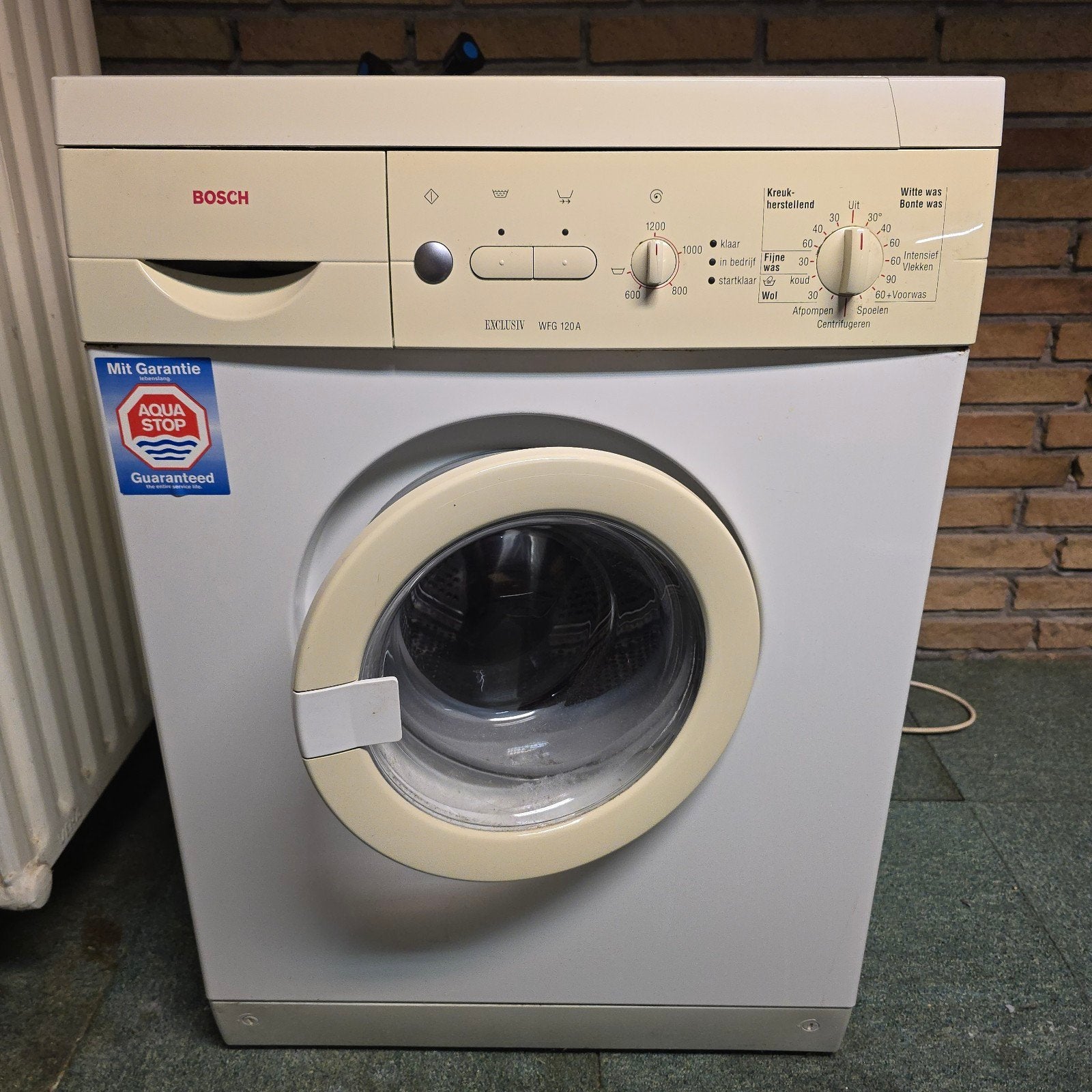 GRATIS Betrouwbare Bosch Exclusiv WFG 120A Wasmachine, witgo