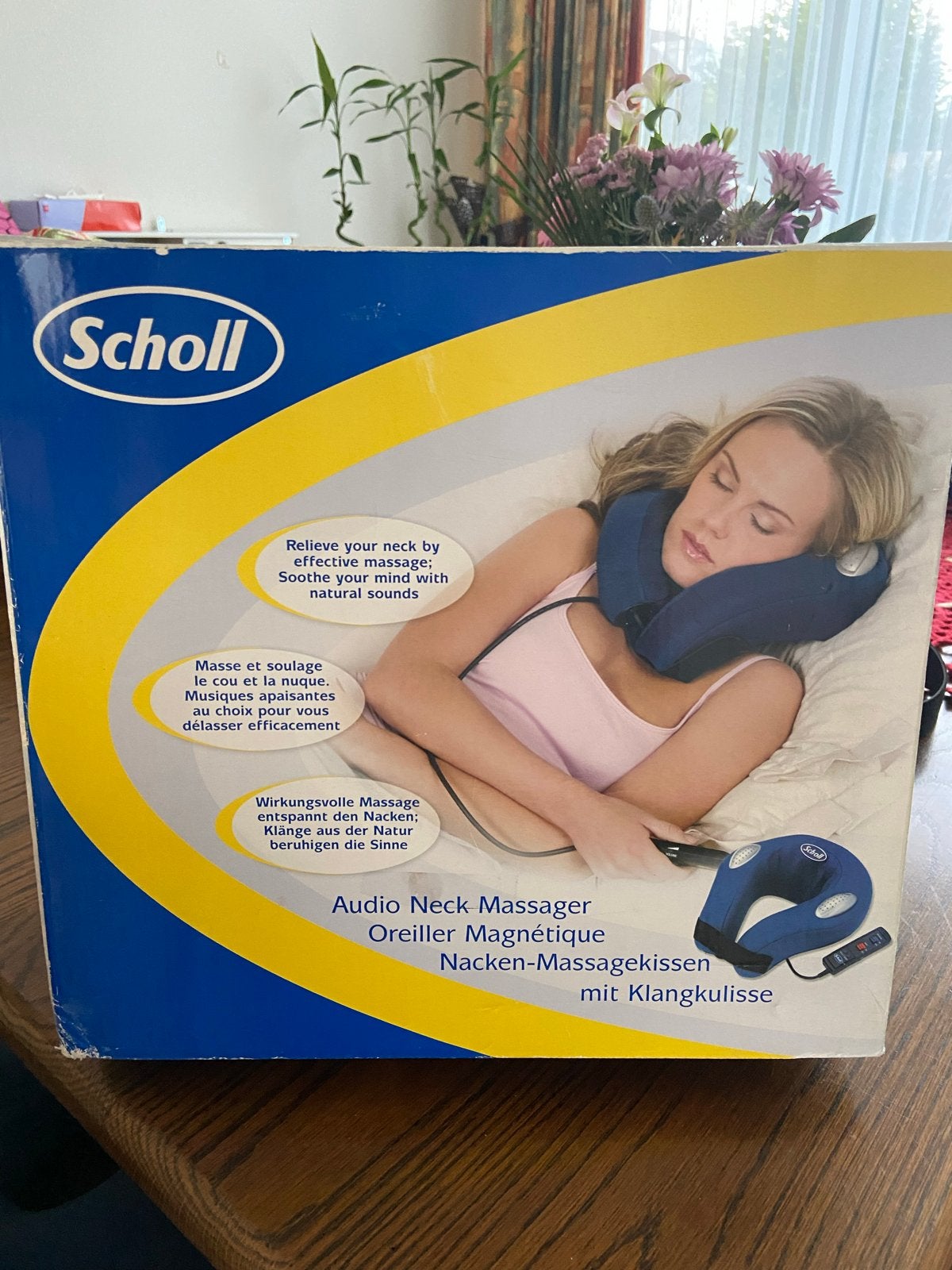 Scholl nekmassager, Ophalen of Verzenden, Zo goed als nieuw, Apparaat