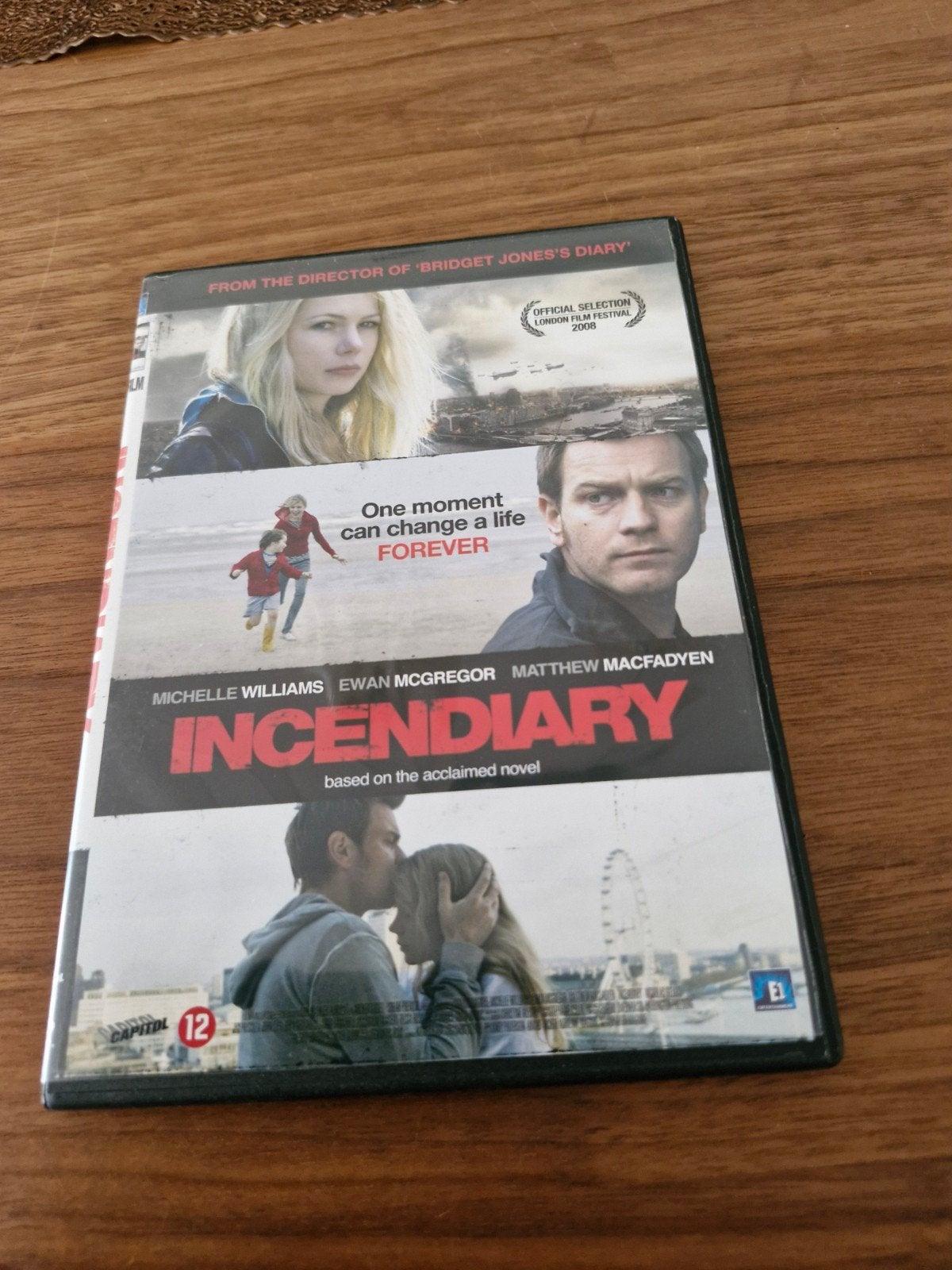 Incendiary DVD - Michelle Williams, Ewan McGregor, Vanaf 12 jaar, Ophalen of Verzenden, Zo goed als nieuw