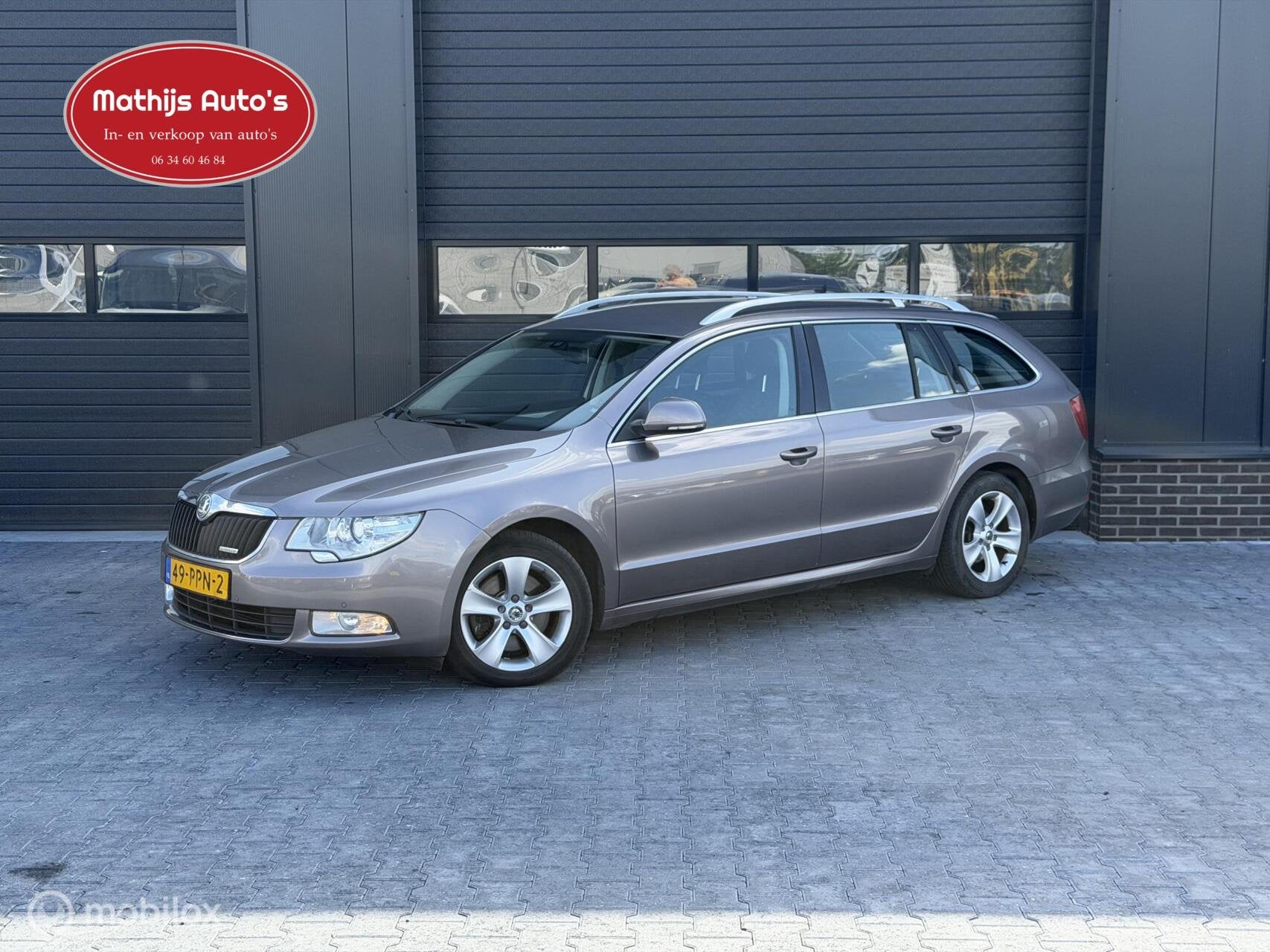 Skoda Superb Combi 1.6 TDI Greenline Ambition Business Line, Voorwielaandrijving, Euro 5, 4 cilinders, Origineel Nederlands