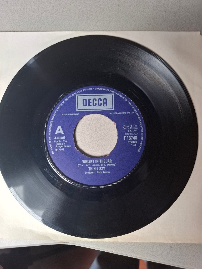 Thin Lizzy/ Whisky in the jar 1972 UK press, Verzenden, Gebruikt, Rock en Metal
