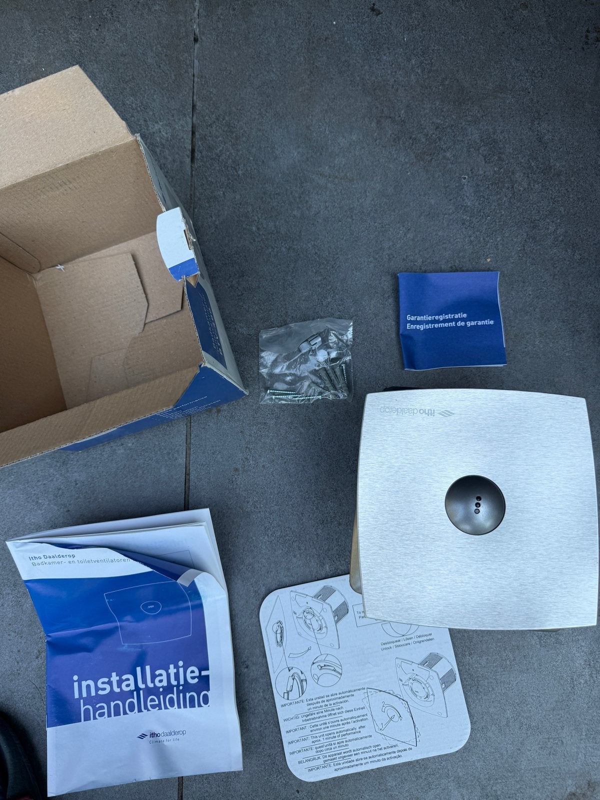 Itho Daalderop BTV-400 Badkamer/Toiletventilator, Ophalen, Nieuw, Ventilator