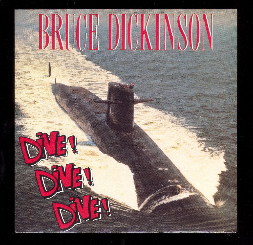 Bruce Dickinson VINYL SINGLE Dive dive dive IRON MAIDEN 7", Fotohoes, Verzenden, Zo goed als nieuw, Rock en Metal