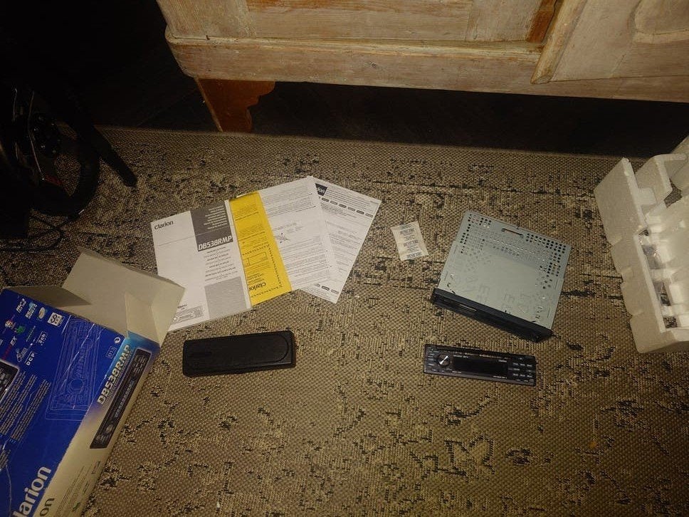 Clarion DB538RMP autoradio, Auto diversen, Ophalen of Verzenden, Gebruikt