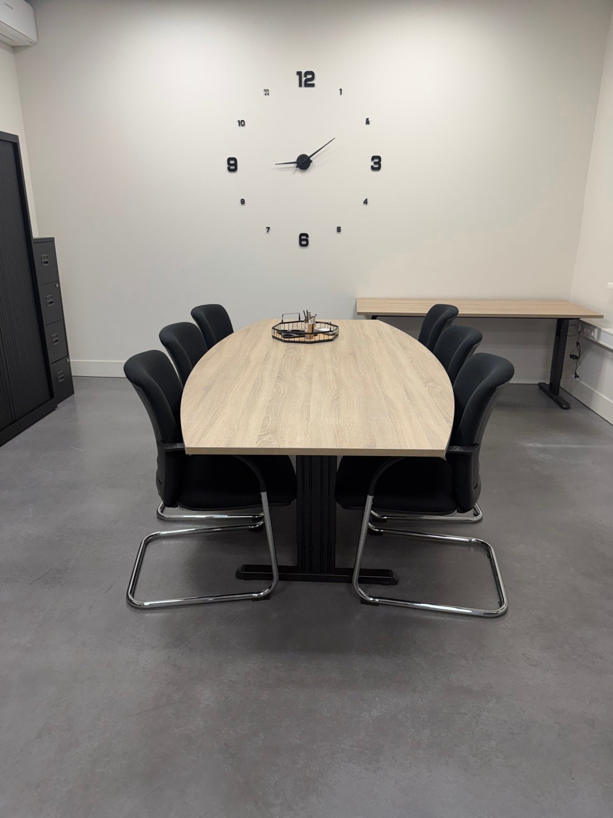 Vergaderruimte set: Tafel met 6 stoelen, Ophalen of Verzenden, Gebruikt