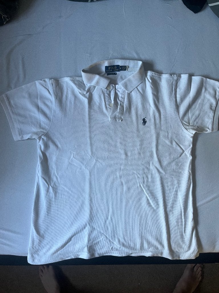 Ralph Lauren Polo - Wit - Maat M, Kleding | Heren, Wit, Verzenden, Maat 48/50 (M), Polo Ralph Lauren