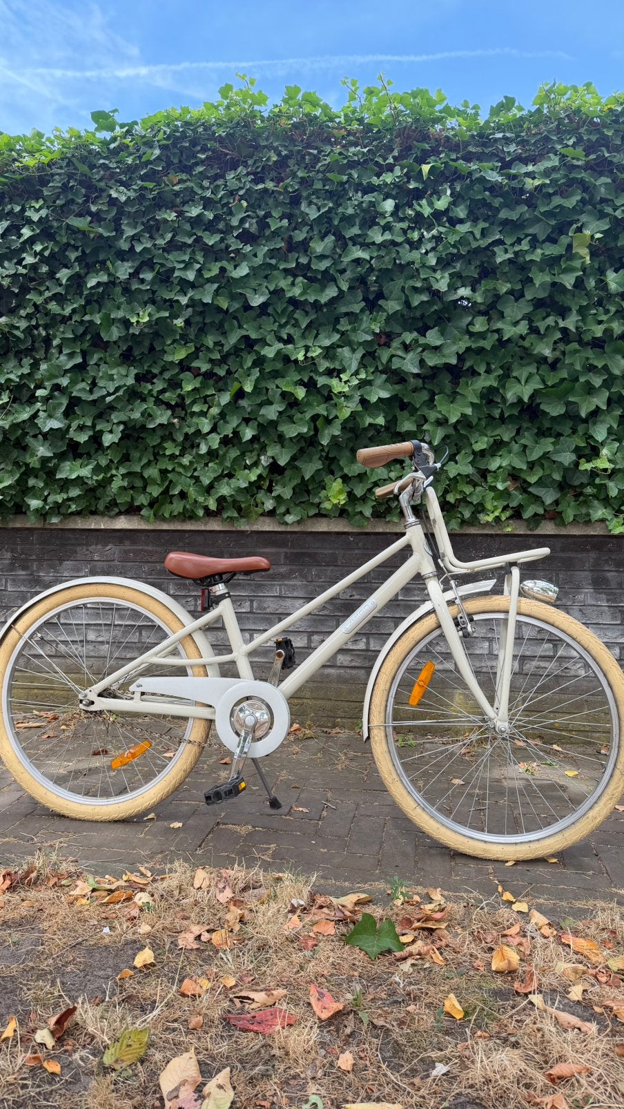AMIGO meisjesfiets zandkleurig 24 inch, 20 inch of meer, Gebruikt, Dames, Ophalen