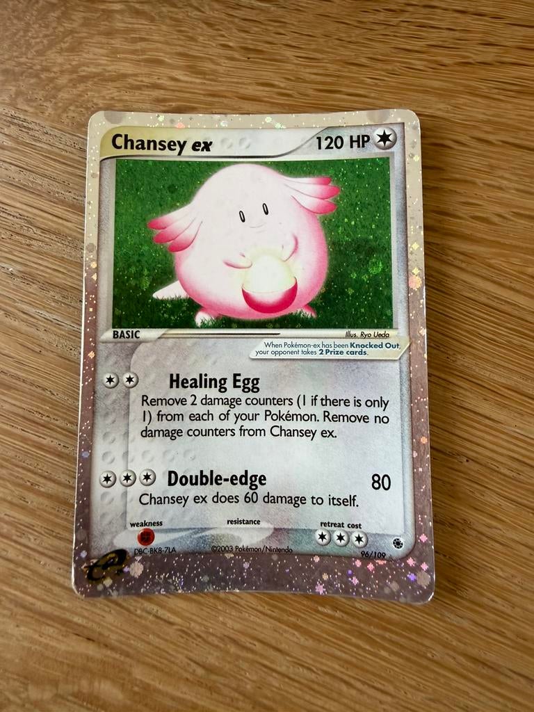 Chansey ex Reverse Holo 96/109, Ophalen of Verzenden, Zo goed als nieuw