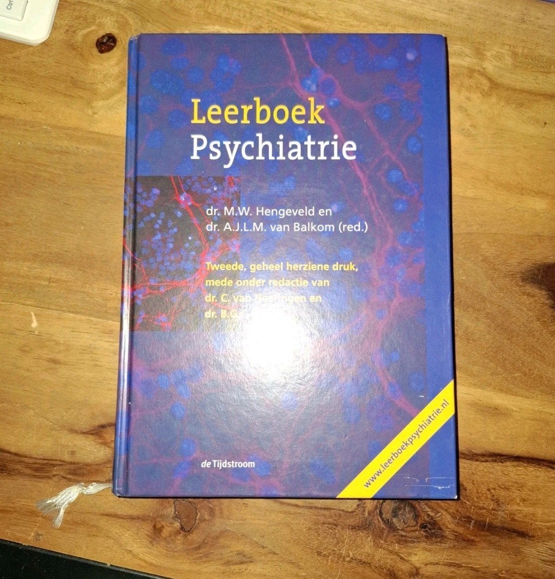 Leerboek Psychiatrie - Tweede, geheel herziene druk, Boeken, Studieboeken en Cursussen, Zo goed als nieuw, HBO, Gamma, Ophalen of Verzenden