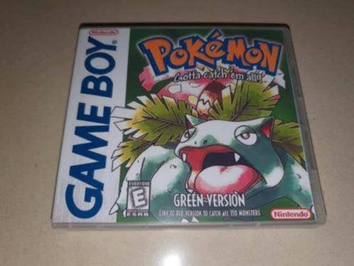 Pokemon Green Version (2) Game Boy GB Game Case, Spelcomputers en Games, Games | Nintendo Game Boy, Avontuur en Actie, Verzenden