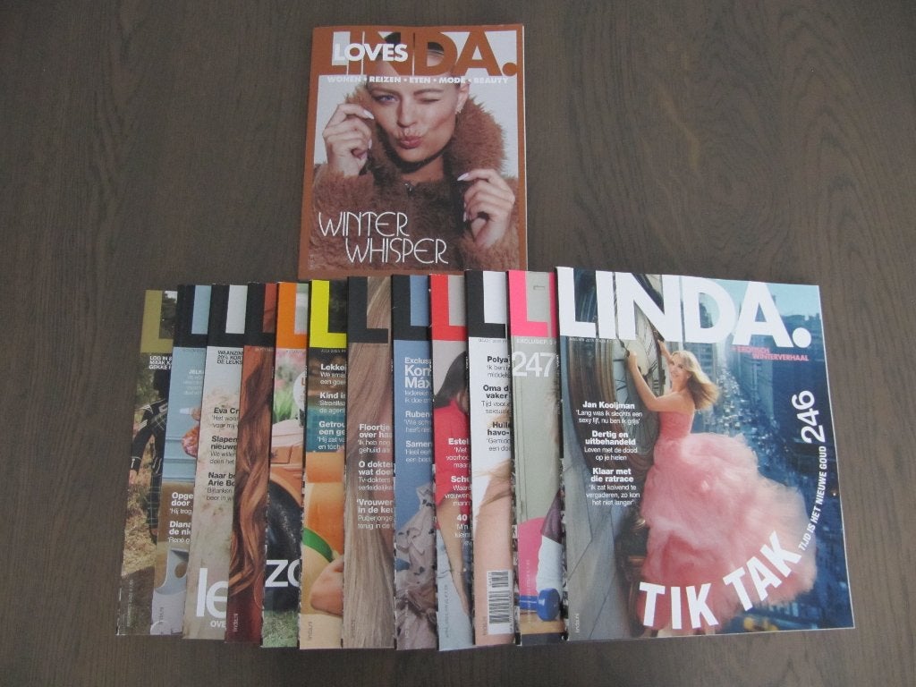 Linda magazine - complete jaargang 2025 + Linda Loves winter, Boeken, Ophalen of Verzenden, Zo goed als nieuw, Glossy
