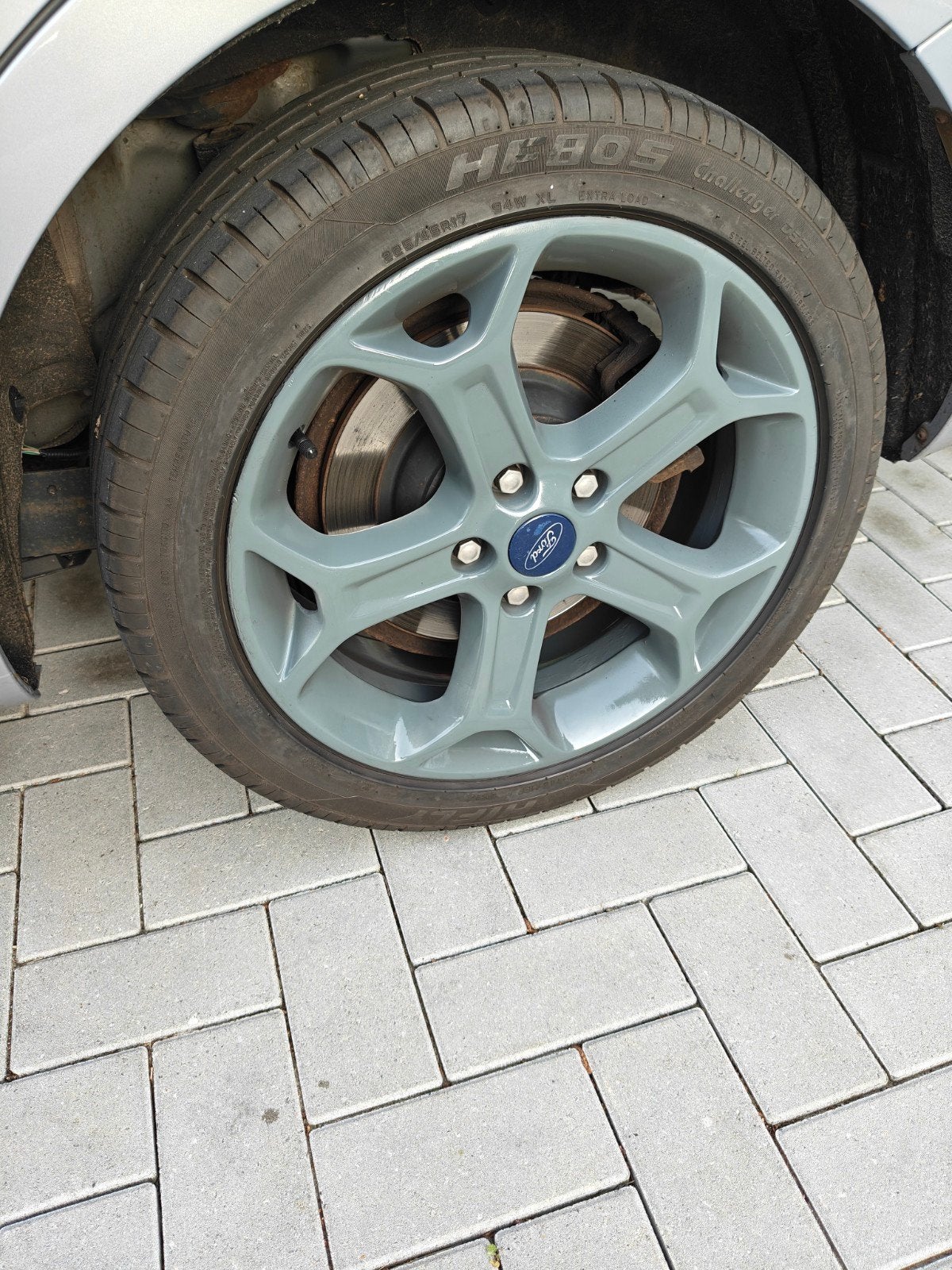 Ford Mondeo 17 inch velgen met zomerbanden, Ophalen, Gebruikt, Banden en Velgen, 17 inch