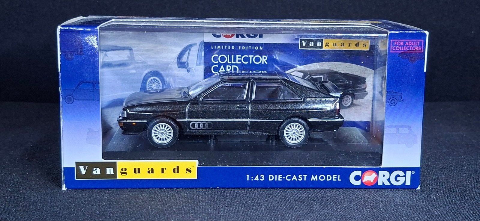 Corgi Vanguards Audi 80 Quattro 1:43 Die-Cast Model, Ophalen of Verzenden, Nieuw, Auto, Corgi