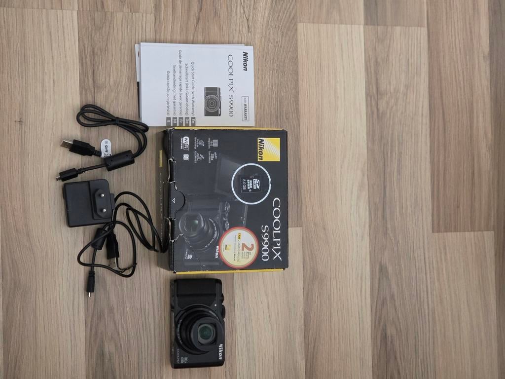 Nikon Coolpix S9900 digitale camera, Ophalen of Verzenden, Zo goed als nieuw