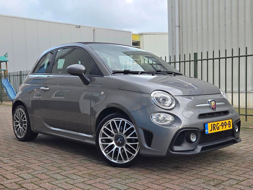 Fiat 500C 1.4 T-Jet Abarth 595 Cabriolet 59.000km!, Voorwielaandrijving, Gebruikt, Alcantara, 1010 kg