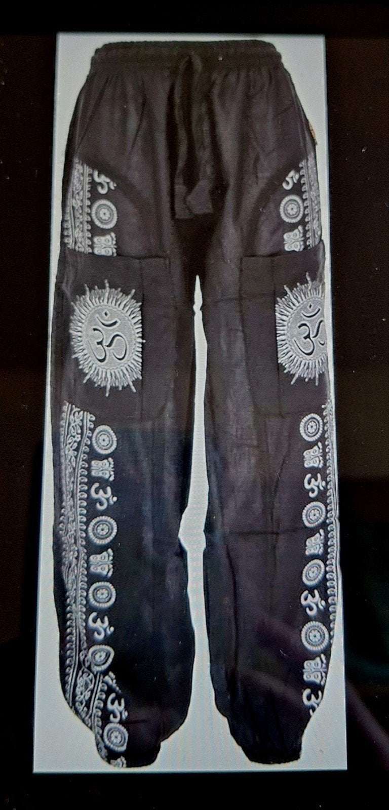 NIEUWE Guru Shop 100% katoen goa yogabroek, mt M, Maat 48/50 (M), Zwart, Nieuw, Ophalen of Verzenden