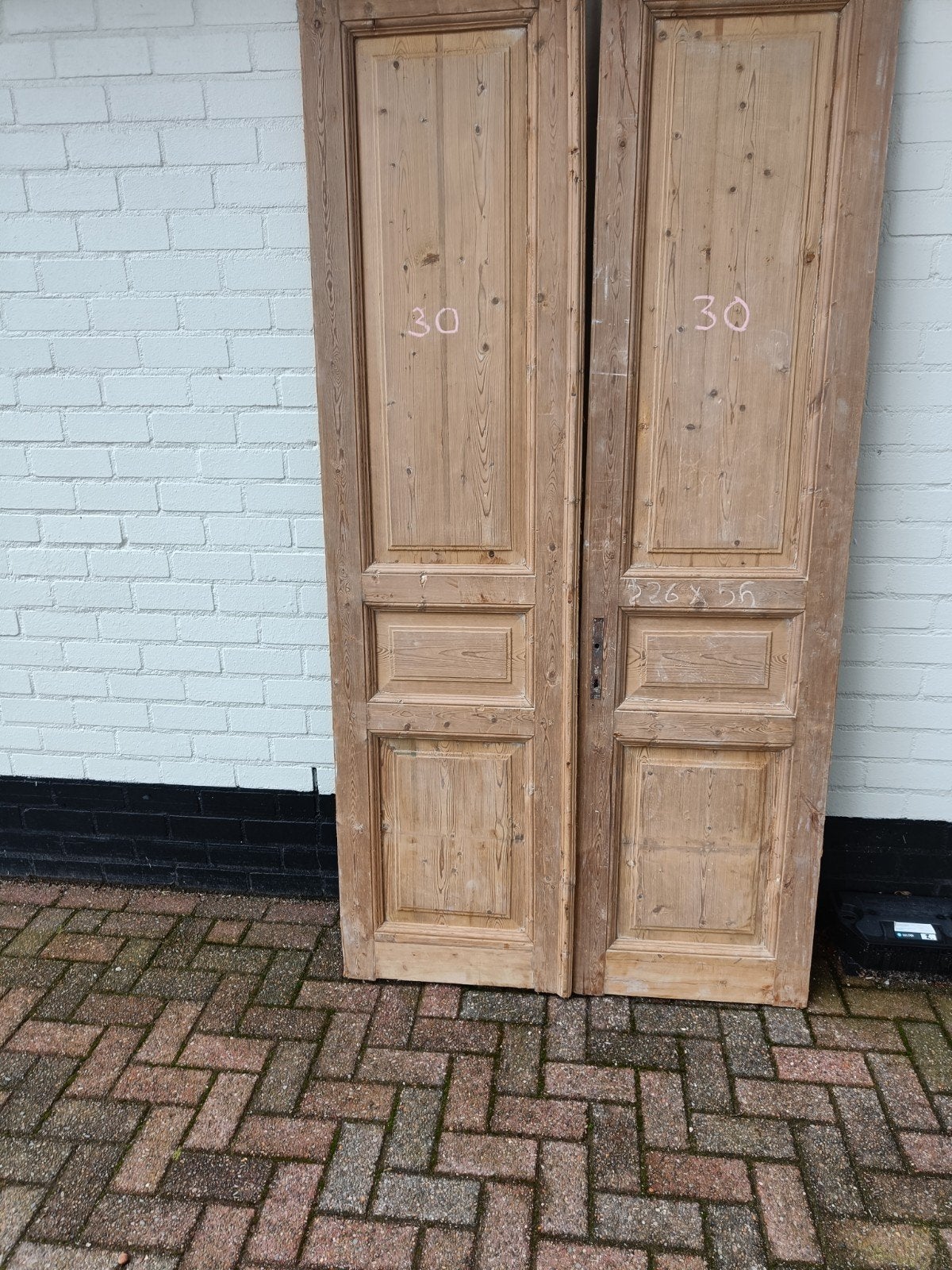 paneeldeuren kastdeuren oude deuren, Ophalen