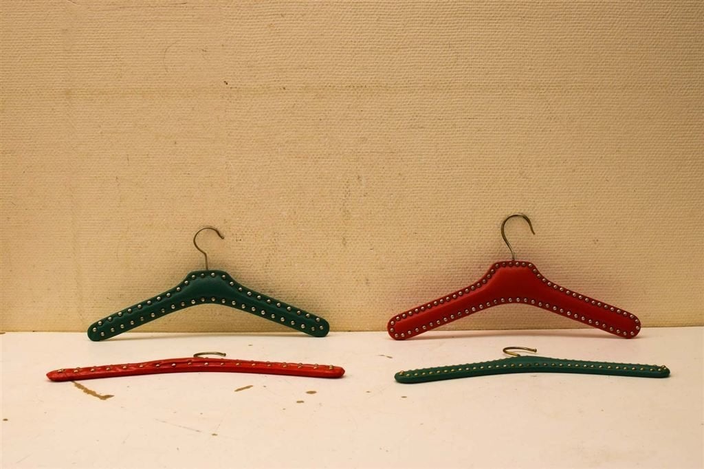 4 stuks vintage Kapstokken 50234, Wandkapstok, Gebruikt, Ophalen of Verzenden, Minder dan 100 cm