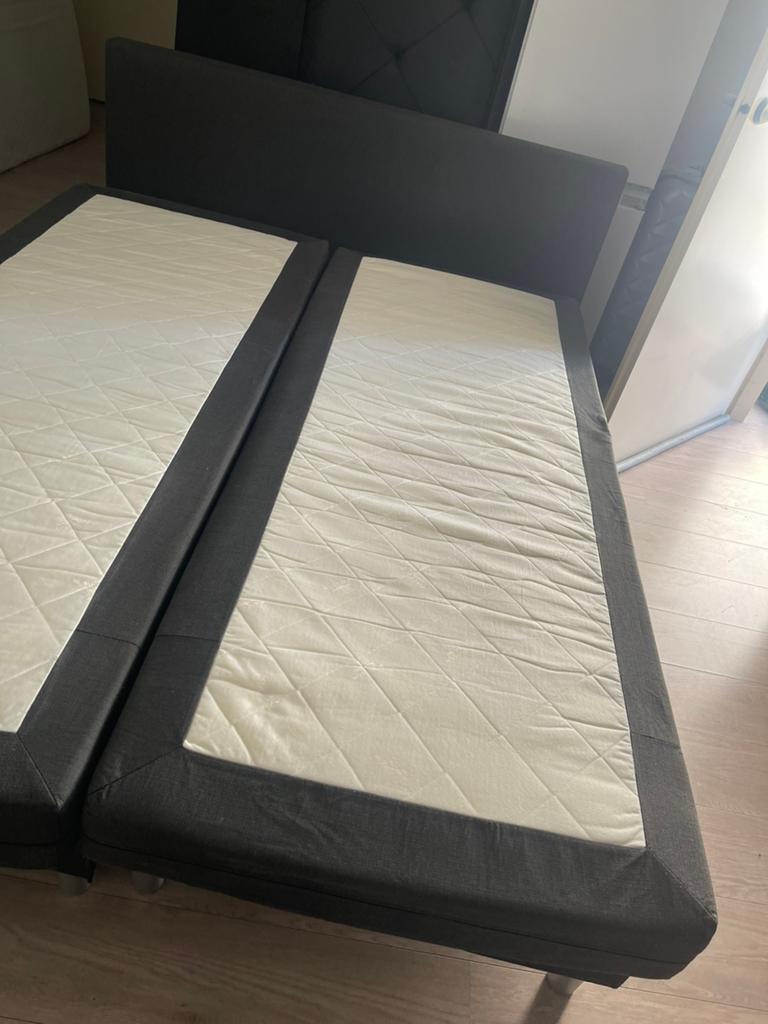 Boxspring 160/200 te koop, Ophalen of Verzenden, Tweepersoons, 160 cm