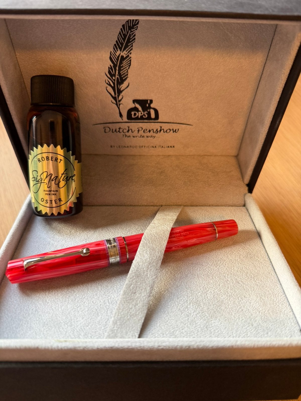 Leonardo Momento Zero vulpen Dutch Pen Show Edition, Verzamelen, Ophalen of Verzenden, Zo goed als nieuw, Balpen, Overige merken