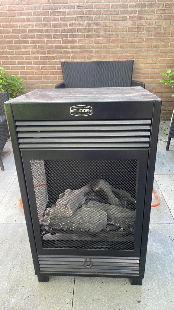 Eurom gas haard voor buiten, Ophalen