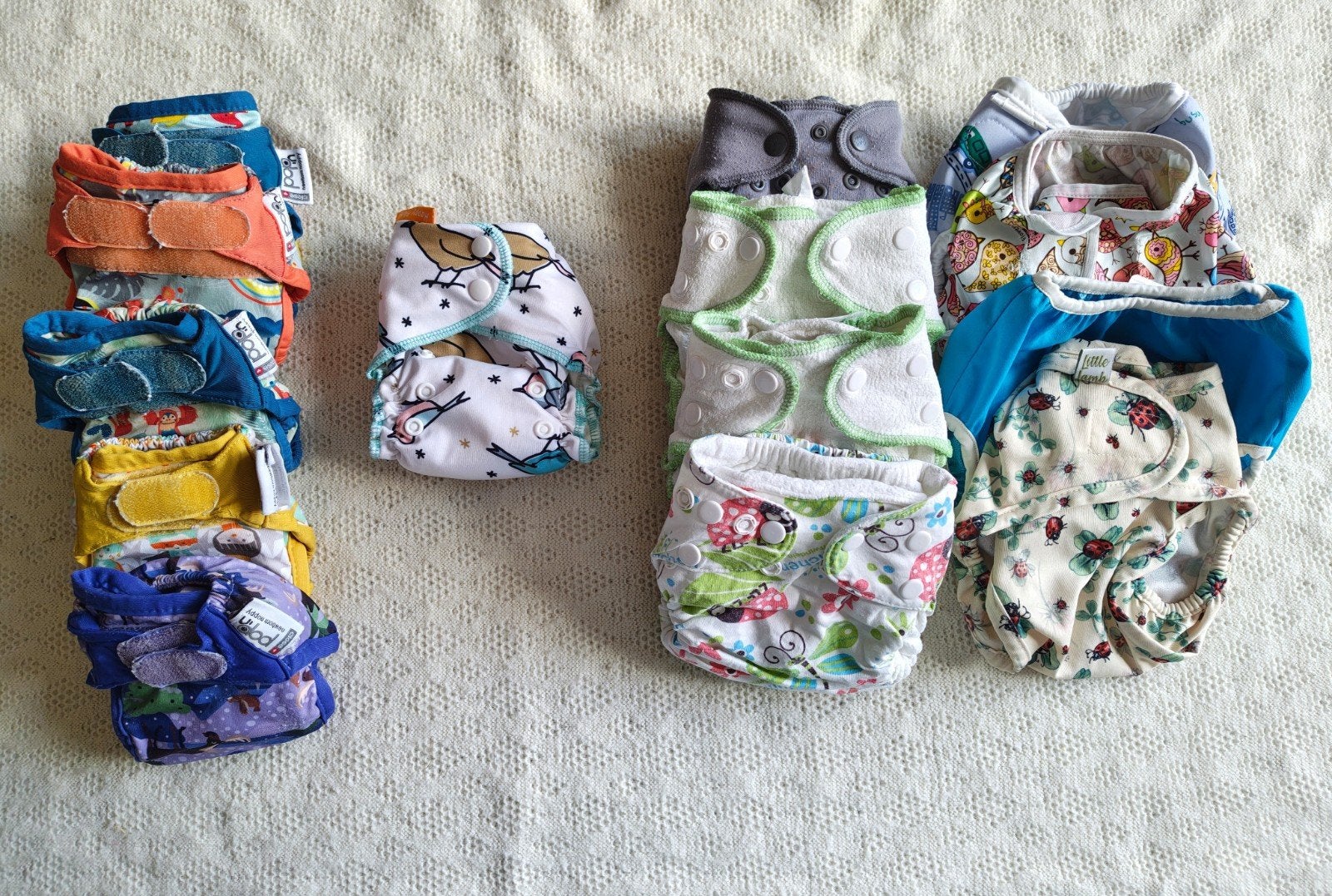 wasbare newborn luiers, Ophalen of Verzenden, Gebruikt