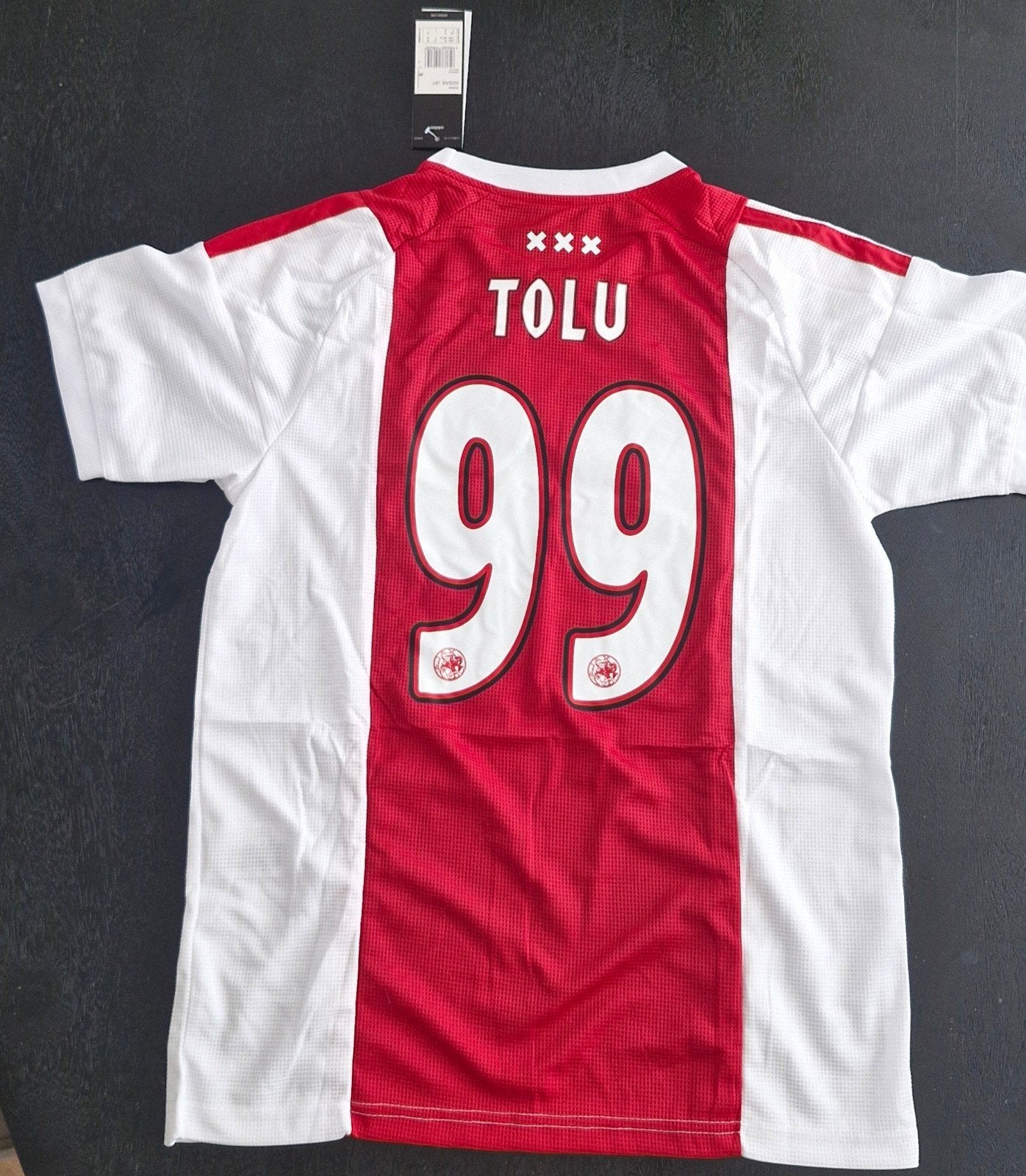 Ajax Tolu thuis shirt 99 maat M L of XL voetbalshirt, Maat M, Ophalen of Verzenden, Nieuw, Shirt
