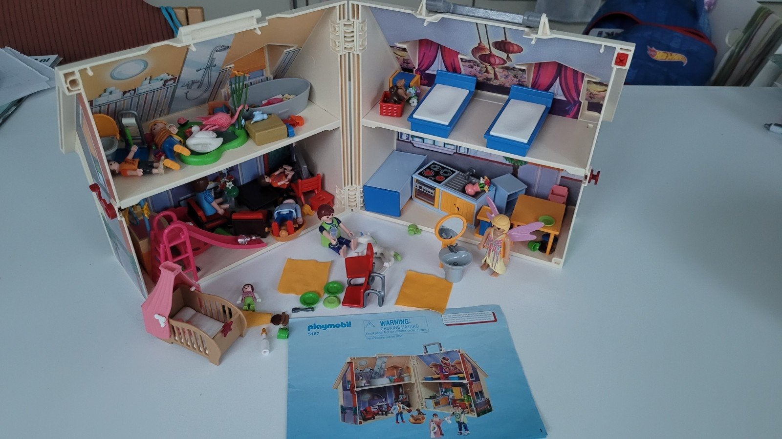 Playmobil gezinshuis om mee te nemen, Ophalen, Zo goed als nieuw