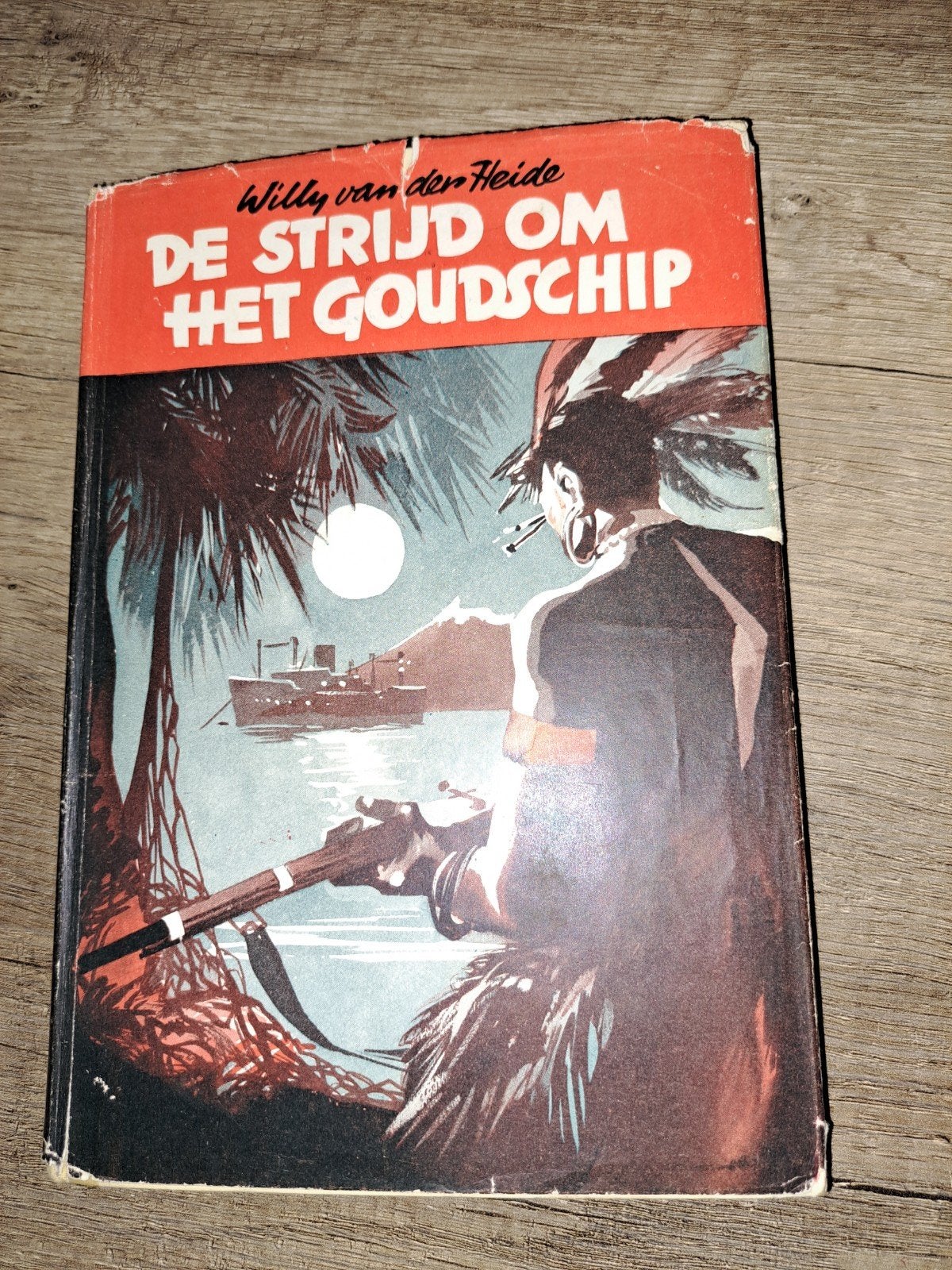 De Strijd om het Goudschip - Willy van der Heide, Ophalen of Verzenden, Gelezen, Willy van der Heide
