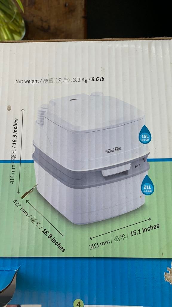 Porta Potti 165 nieuw in de doos handig in de tent/caravan., Caravans en Kamperen, Ophalen, Nieuw