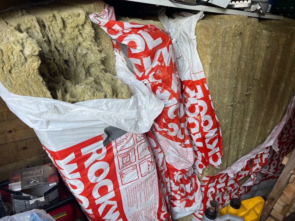 Rockwool isolatieplaten, Doe-het-zelf en Verbouw, Isolatie en Afdichting, Ophalen, 4 tot 8 cm, Steenwol, Zo goed als nieuw