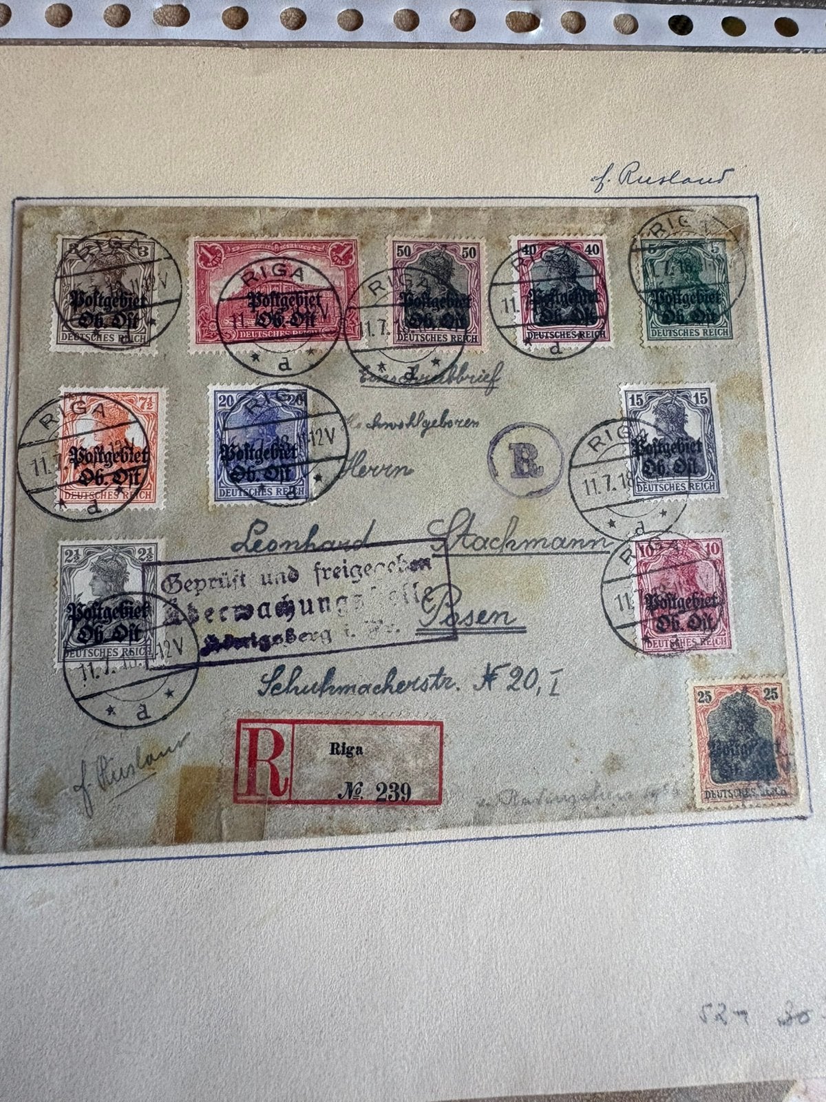 Mooie serie op brief, Ophalen of Verzenden, Buitenland