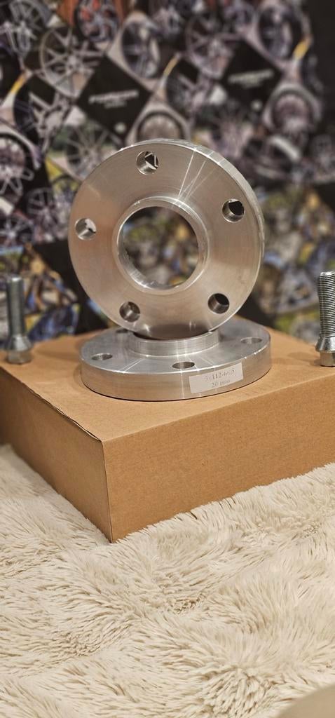 Spoorverbreders spacers Mercedes 5x112 66,5 20mm, Ophalen of Verzenden