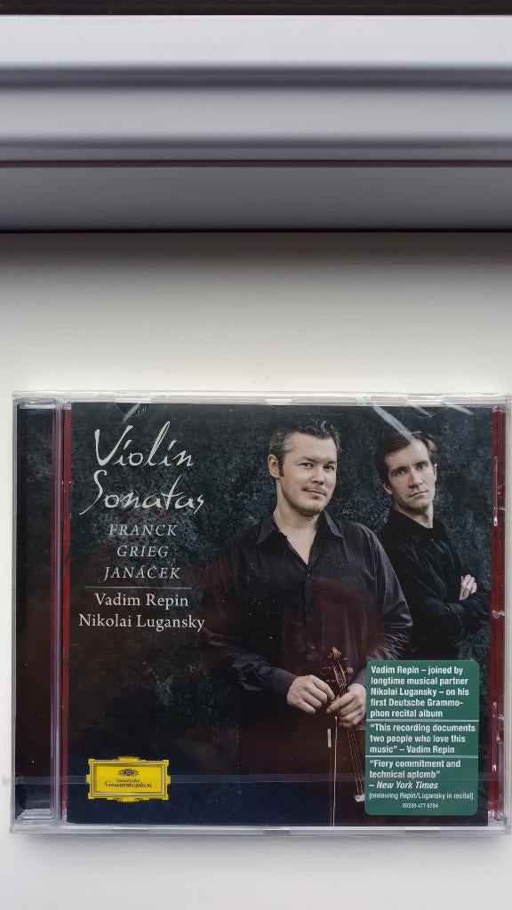 Vioolsonates - Janáček-Grieg-Franck - Repin+Lugansky, Ophalen of Verzenden, Classicisme, Nieuw in verpakking, Kamermuziek