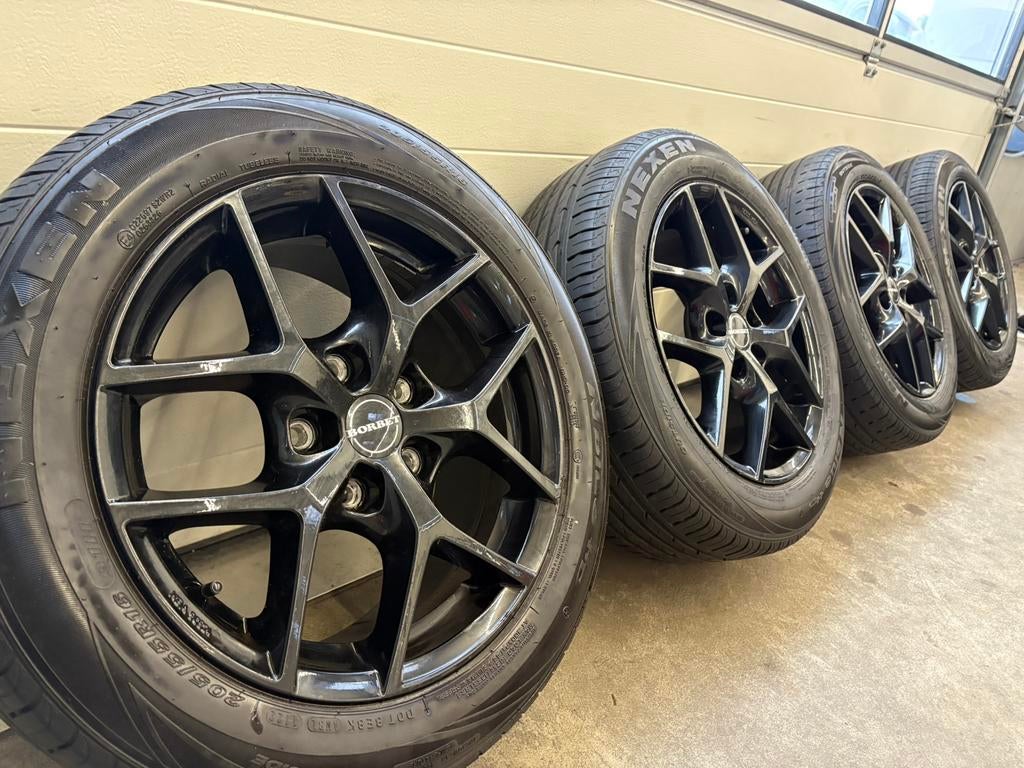 16 inch Kia Ceed Carens velgen zomer 5x114.3, Auto-onderdelen, Banden en Velgen, Gebruikt, 16 inch, Banden en Velgen, Personenwagen