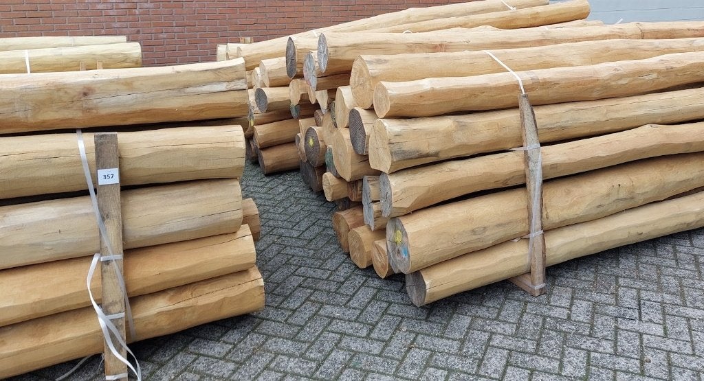 robinia spintvrije palen, palen, eiken poorten, hekwerk, Tuin en Terras, Palen, Nieuw, Ophalen of Verzenden, Hardhout