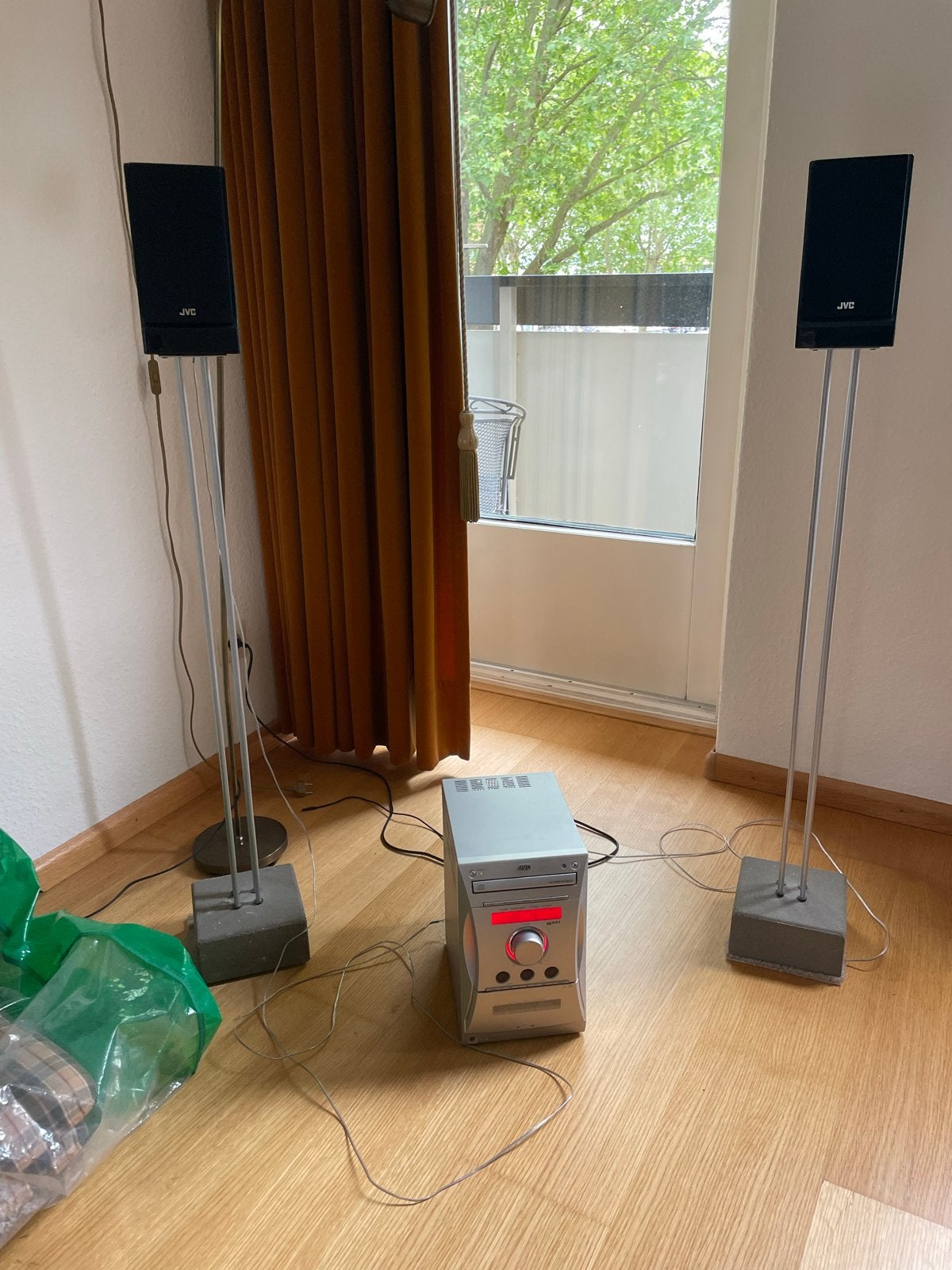 JVC installatie met 2 JVC boxen, Audio, Tv en Foto, Stereo-sets, Ophalen, Gebruikt, JVC, Microset