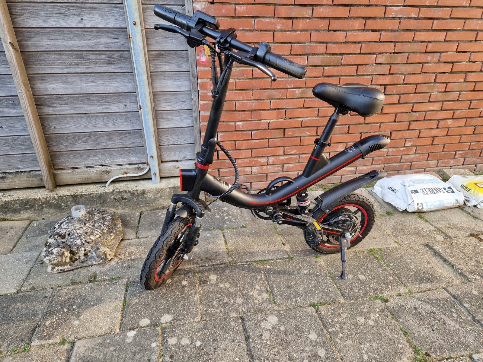 Ouxi V1 elektrische vouwfiets - Compact en Krachtig, 14 tot 16 inch, Versnellingen, Zo goed als nieuw, Totaal opvouwbaar