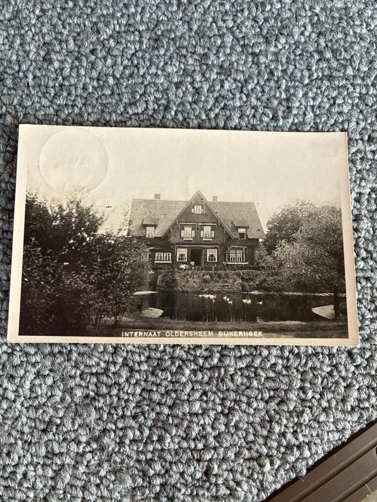Internaat oldersheem Dijkershoek Holten Rijssen, Verzamelen, Ophalen of Verzenden, 1920 tot 1940, Gelopen, Overijssel