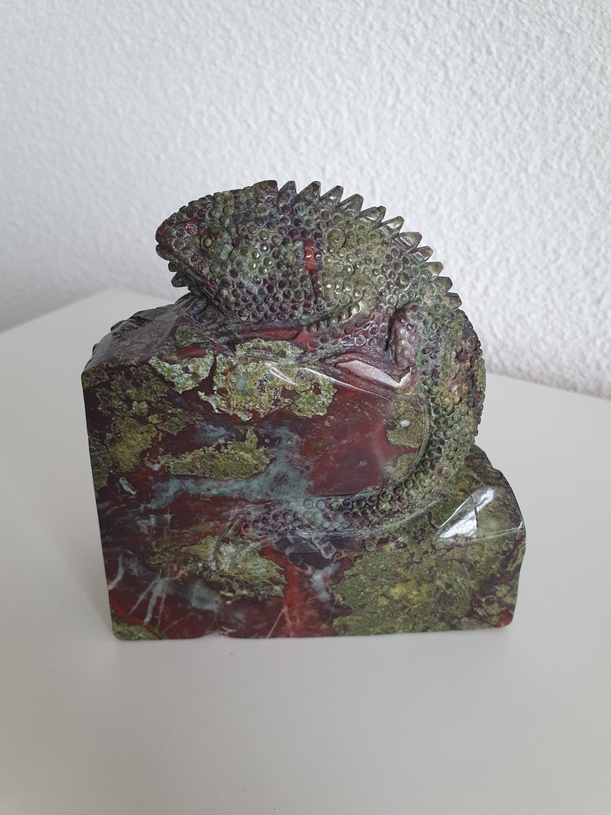 Drakenbloedsteen edelsteen Kameleon, Verzamelen, Ophalen of Verzenden