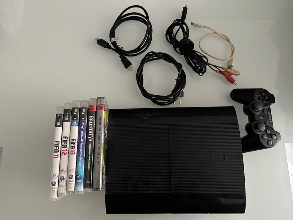 PlayStation 3 super slim, Spelcomputers en Games, Spelcomputers | Sony PlayStation 3, Super Slim, Ophalen of Verzenden, 12 GB