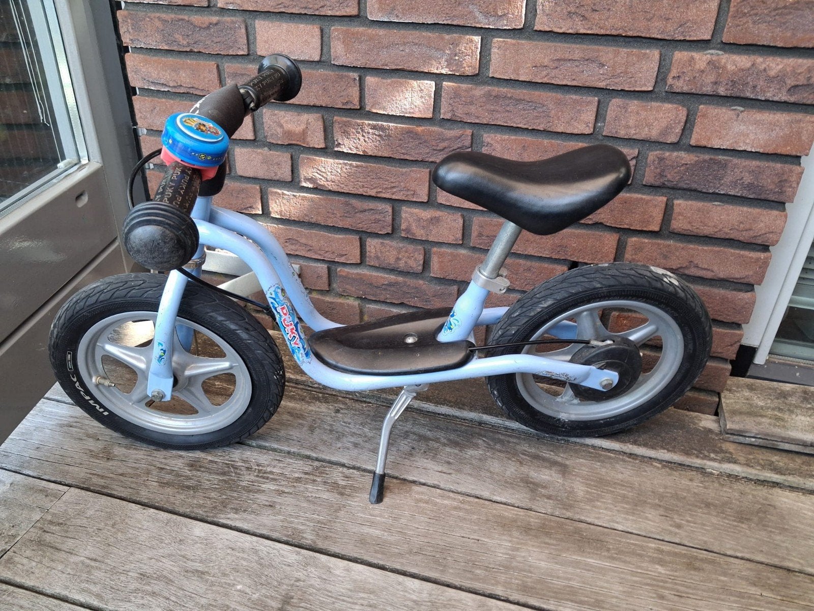 Puky loopfiets, lichtblauw, gebruikt, Ophalen, Gebruikt, Minder dan 16 inch