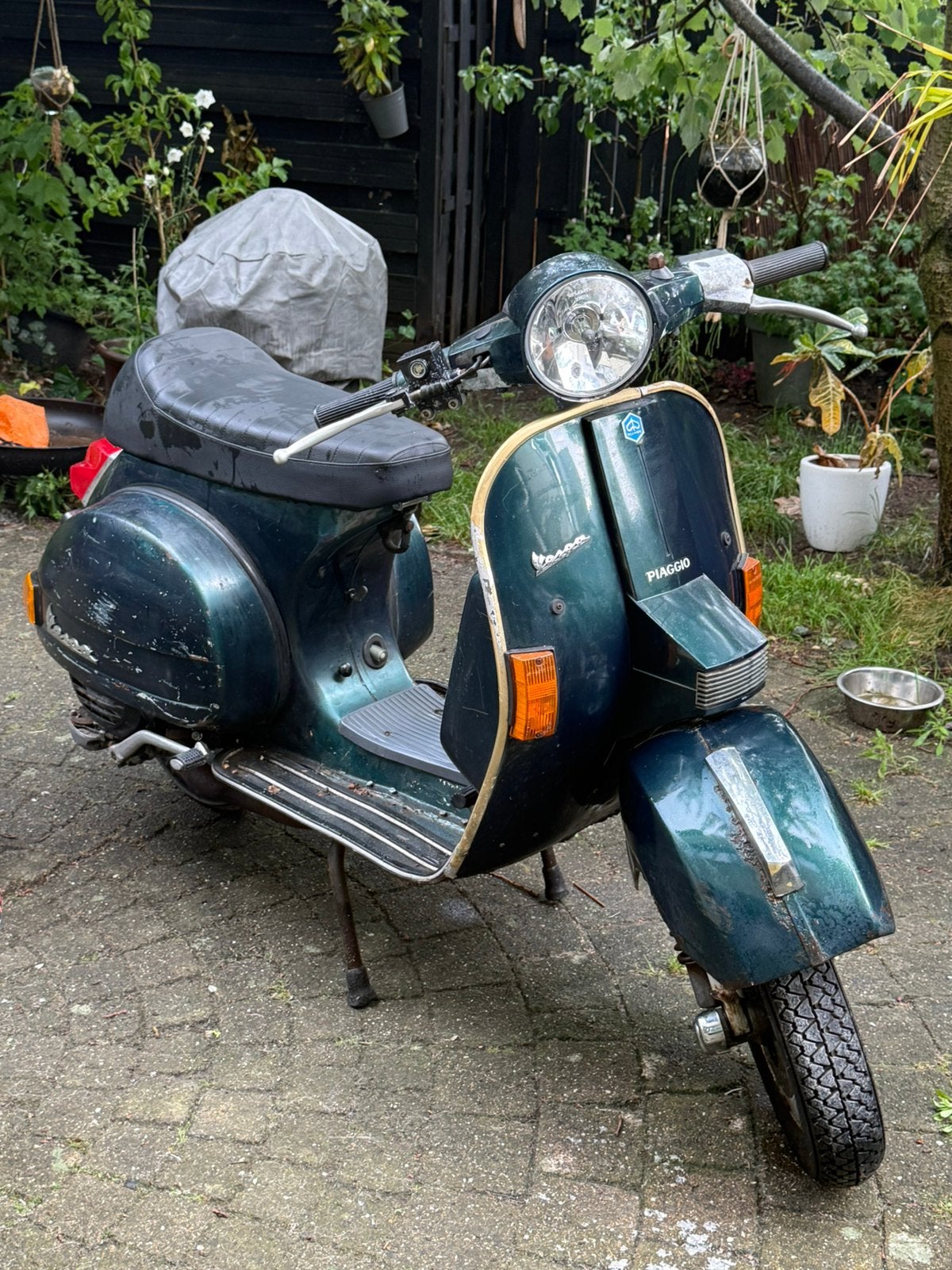 Vespa PX 200, Ophalen, Benzine