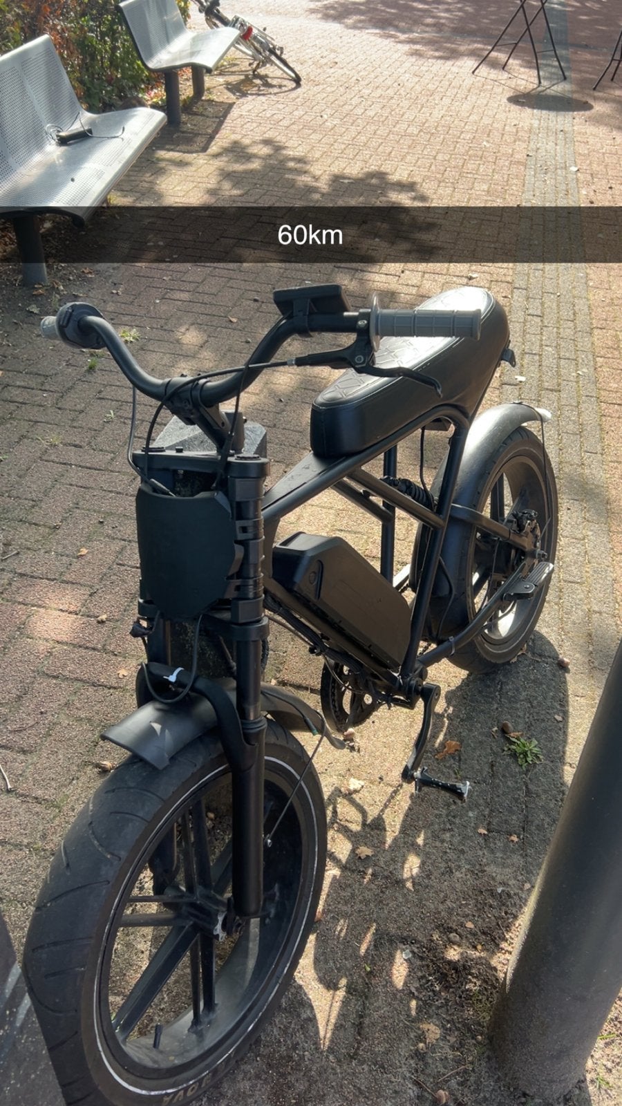 E-bike met nieuw beeldscherm en nieuwe banden, Ophalen, Gebruikt, 50 km per accu of meer, Overige merken