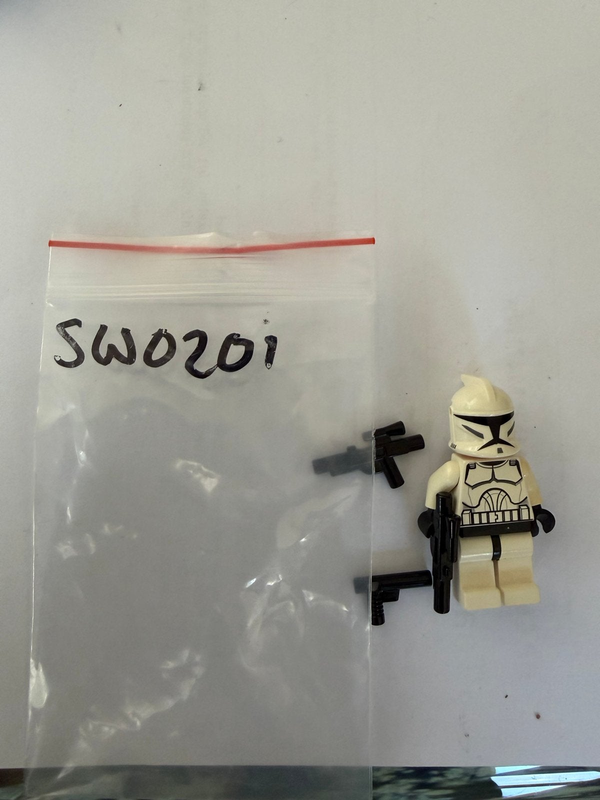 LEGO Star Wars Clone Trooper SW0201 minifiguur, Ophalen of Verzenden, Gebruikt, Lego