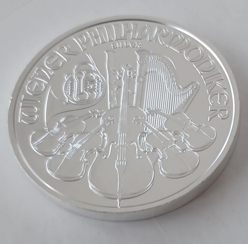 1 ounce zilveren Philharmoniker, Ophalen of Verzenden, Zilver